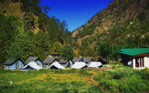 Camping in Tirthan Velly